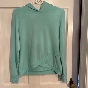 Eddie Bauer mint green hoodie, size L (14/16)